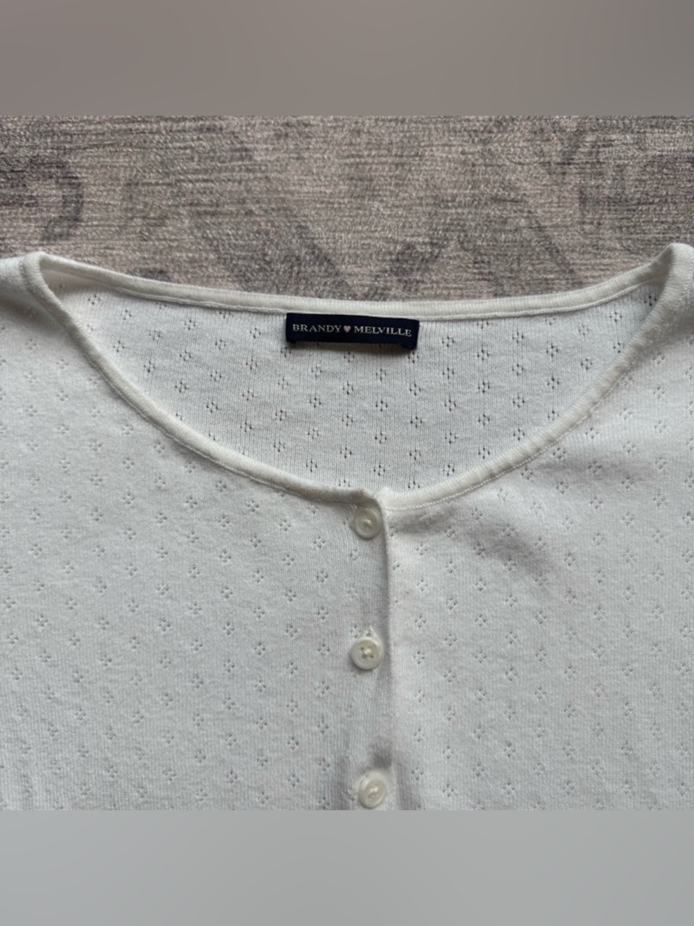 Brady Melville Athelia White Eyelet Top - Picture 7 of 8